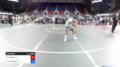 125 lbs Cons 16 #2 - Shananiah Cassidy, WA vs Tyler Swanigan, MI