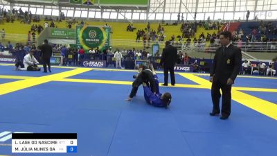 LARISSA LAGE DO NASCIMENTO vs MARIA JÚLIA NUNES DA CRUZ 2023 ...