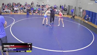 84 lbs Round 3 - Kassidy Zajic, Sweet Home vs Maya Ferguson, Newberg Mat Club