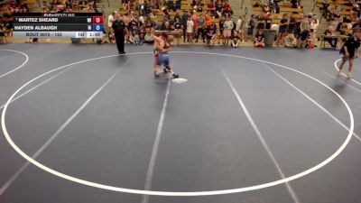126 lbs Champ. Round 2 - Martez Sheard, WI vs Hayden Albaugh, IA