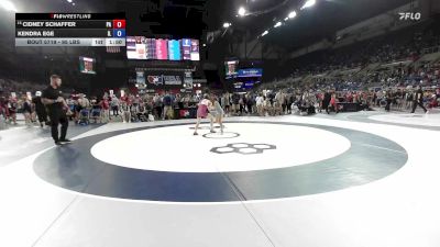 95 lbs Champ. Rd Of 32 - Cidney Schaffer, PA vs Kendra Ege, IL