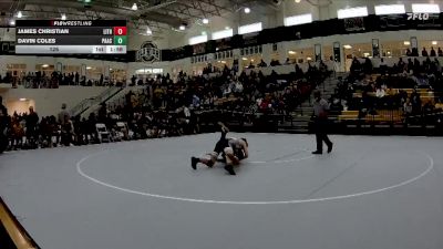 126 lbs Quarters & 1st Wb (16 Team) - James Christian, Lithonia vs Davin Coles, Pace Academy