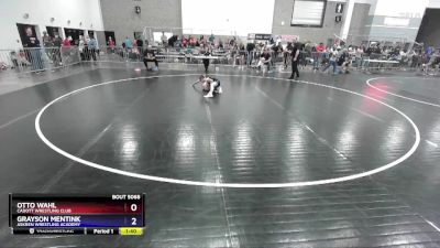 86 lbs Quarterfinal - Otto Wahl, Cadott Wrestling Club vs Grayson Mentink, Askren Wrestling Academy