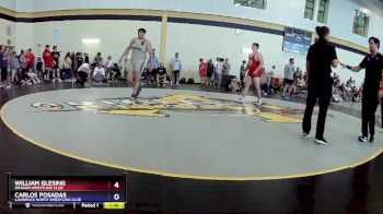 285 lbs Semifinal - William Glesing, Dragon Wrestling Club vs Carlos Posadas, Lawrence North Wrestling Club