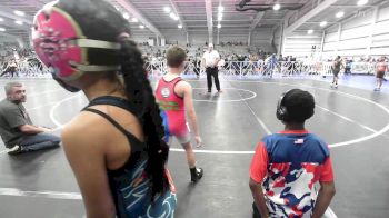 70 lbs Rr Rnd 2 - Mia Carmela Barro, Mat Warriors PWC vs Colton Jackson, Ragin Raisins Fredonia ES