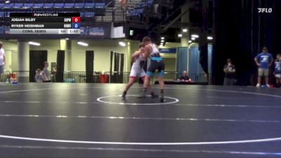 117 lbs Cons. Semis - Josiah Bilby, South Central Punisher Wrestling vs Ryker Heishman, Big Game Wrestling Club