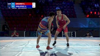 61 kg Round Of 16 - Eduard Grigorev, Poland vs Nikolai Okhlopkov, Romania