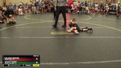 38 lbs Round 2 (4 Team) - Leland Reeves, SVRWC Gold vs Wyatt Gant, Upper Twp W/C