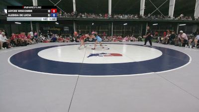 105 lbs Jaycee Wiscombe, Kansas vs Alessia De Lucia, New Jersey