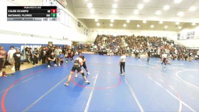 215 lbs Champ. Round 1 - Caleb Ocampo, Dethrone WC vs Natanael Flores, 951 Wrestling Club