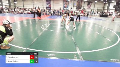 90 lbs Rr Rnd 1 - Tyler Quarles, Elite Athletic Club vs Xavier Bernthal, Silo