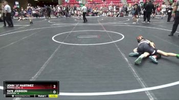 64 lbs Round 2 (6 Team) - John `JJ` Martinez, Midwest Elite vs Tate Johnson, $nowmen