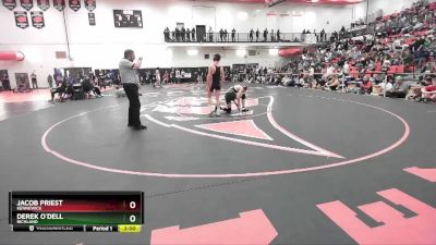 120 lbs Semifinal - Jacob Priest, Kennewick vs Derek O`Dell, Richland