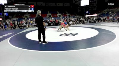 190 lbs Cons. Sub-rd Of 16 - Ali Simhiser, KS vs Emery Turner, OK