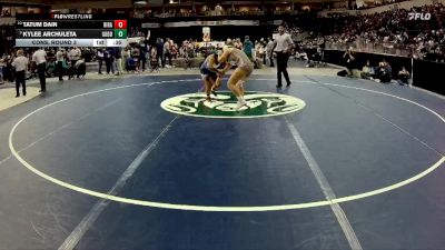 Girls 145 lbs Cons. Round 3 - Tatum Dain, Rio Rancho vs Kylee Archuleta, Goddard