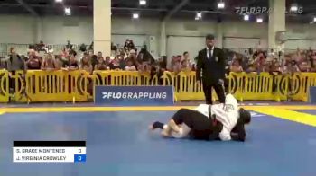 SOPHIA GRACE MONTENEGRO vs JOSEPHINE VIRGINIA CROWLEY 2022 American National IBJJF Jiu-Jitsu Championship