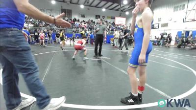 76 lbs Rr Rnd 2 - Zadok Thetford, Piedmont vs Ike Roberts, ARDMORE TAKEDOWN CLUB