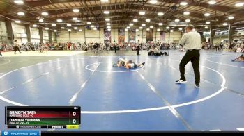 84 lbs Rd# 7- 10:45am Saturday Final Pool - Damien Yeoman, Iowa Black vs Braidyn Taby, Maryland Gold