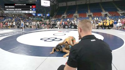 120 lbs Champ. Rd Of 32 - Rio Rening, California vs McKenna Wilson, Oklahoma