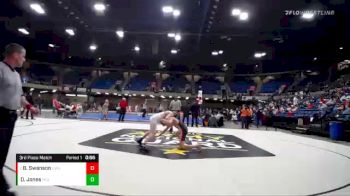 106 lbs 3rd Place Match - Brayden Swanson, Oswego vs Devon Jones, Moline
