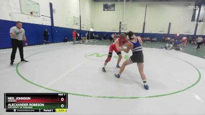 184 lbs Cons. Round 4 - Alecxander Robeson, University Of Dubuque vs Neil Johnson, Wabash