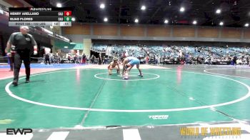 132 lbs Consolation - Henry Arellano, California Grapplers vs Elias Flores, California Grapplers