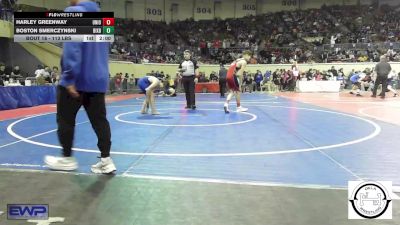 113 lbs Round Of 128 - Harley Greenway, Union JH vs Boston Smerczynski, Bixby