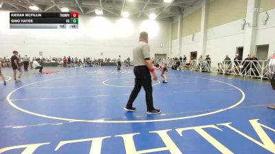 90 lbs Rr Rnd 3 - Kieran McFillin, Triumph Blue - EL vs Gino Hayes, Ohio Gold - EL