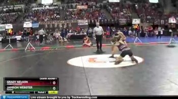 Champ. Round 1 - Jamison Webster, Ronan vs Grady Nelson, Sidney/Fairview