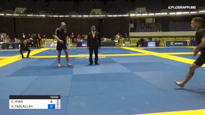 GORDON RYAN vs KHALIL FADLALLAH 2018 World IBJJF Jiu-Jitsu No-Gi Championship