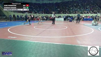 87 lbs Round Of 32 - Gabe Punnnoose, Westmoore Wresting vs Dawson Howard, Blanchard High School