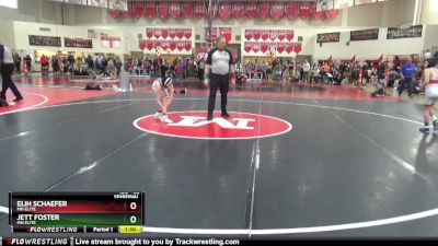 85 lbs Semifinal - Jett Foster, MN Elite vs Elih Schaefer, MN Elite