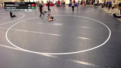 10U GIRLS - 57 lbs Cons. Semis - McKenna Goth, Summit Wrestling Academy vs Nora Stulz, Farmington Wrestling Club