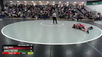 132 lbs Cons. Round 1 - Luke Nally, MO West vs Marco Martinez, Bentonville High School