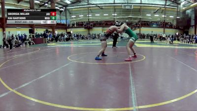 145 lbs Cons. Round 2 - Georgia Miller, James River HS vs Kai Gaetjens, Mogadore High School