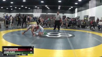 159 lbs Placement Matches (8 Team) - Cohen Olsen, Roundtree Wrestling Academy vs Seth Cossantine, Thorn Wrestling (MN)