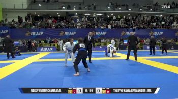 Thavyne Kayla Germano De Lima vs Eloise Viviane Chambadal 2025 European Jiu-Jitsu IBJJF Championship