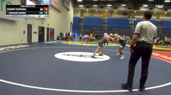 184 lbs Quarterfinal - Joseph Estrada, Menlo (Calif.) vs Ceasar Garza, Cal Poly