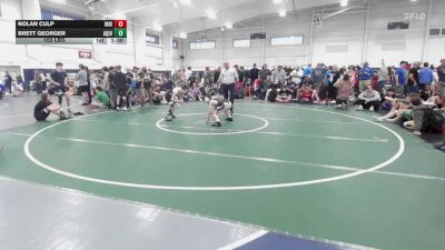 102 lbs Consi Of 4 - Nolan Culp, Indiana Outlaws White-HS vs Brett Georger, Aquinas-HS