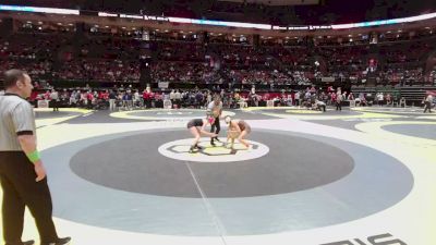 105 lbs Champ. Rd Of 16 - Laiken Warner, Claymont vs Libertie Nigh, Urbana