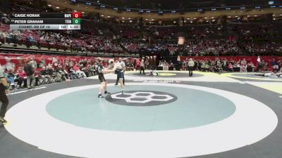 190 lbs Champ. Rd Of 16 - Caige Horak, Mass. Perry vs Peter Graham, Teays Valley