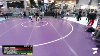 92 lbs 2nd Place Match - Nolan Martin, Ranger 47 Wrestling Club vs John Alvarado, Apex Grappling Academy