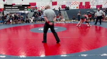 145 lbs 1st Place Match - Aryana Forouhar, Yelm (Girls) vs Crystal Nielsen, Shelton (Girls)