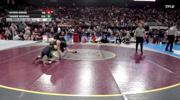 5A 138 lbs 3rd Place Match - Jayden Dodge, Nampa vs Tanner Despain, Blackfoot