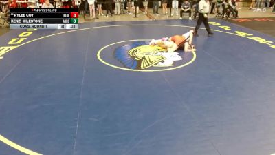 130 lbs Cons. Round 1 - Rylee Coy, Unattached vs Kenzi Milestone, Unattached