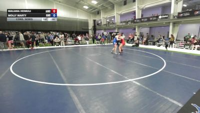 207 lbs Cons. Semis - Maliana Heimuli, All American Wrestling Club vs Molly Marty, Kansas