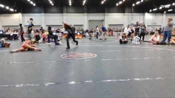 128 lbs Round 2 (10 Team) - Audrey Naughton, NC Girls Wrestling Club vs Sparrow Sgarlata, Missouri Outlaws