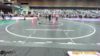 49 lbs Quarterfinal - Parker Thompson, King Select vs Jesse Rhodes, Young Guns