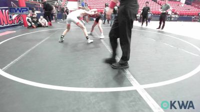 98 lbs 3rd Place - Max Burd, Weatherford Youth Wrestling vs Maddex Ewy, Cowboy Wrestling Club