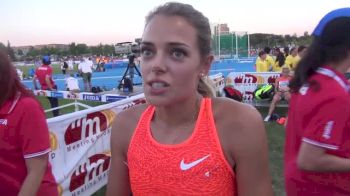 Melissa Bishop wins the 800 in 2:00, chats about her Nike photoshoot